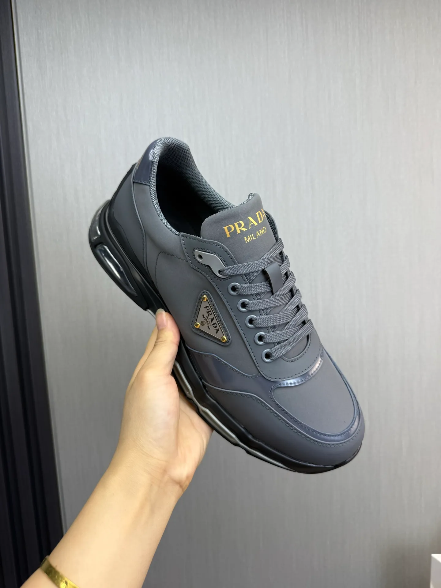 Men's shoes 💰640💰 [PRADA] Men's shoes are popular in the counter, official website is synchronized, 1 high-quality shipment ✔️Original cowhide upper + cowhide lining, 1🆚1 replica, original sole, 38-45 (45 customized, non-refundable)